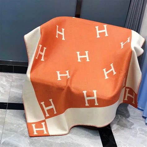 fake hermes bedding|hermes couch blanket dupe.